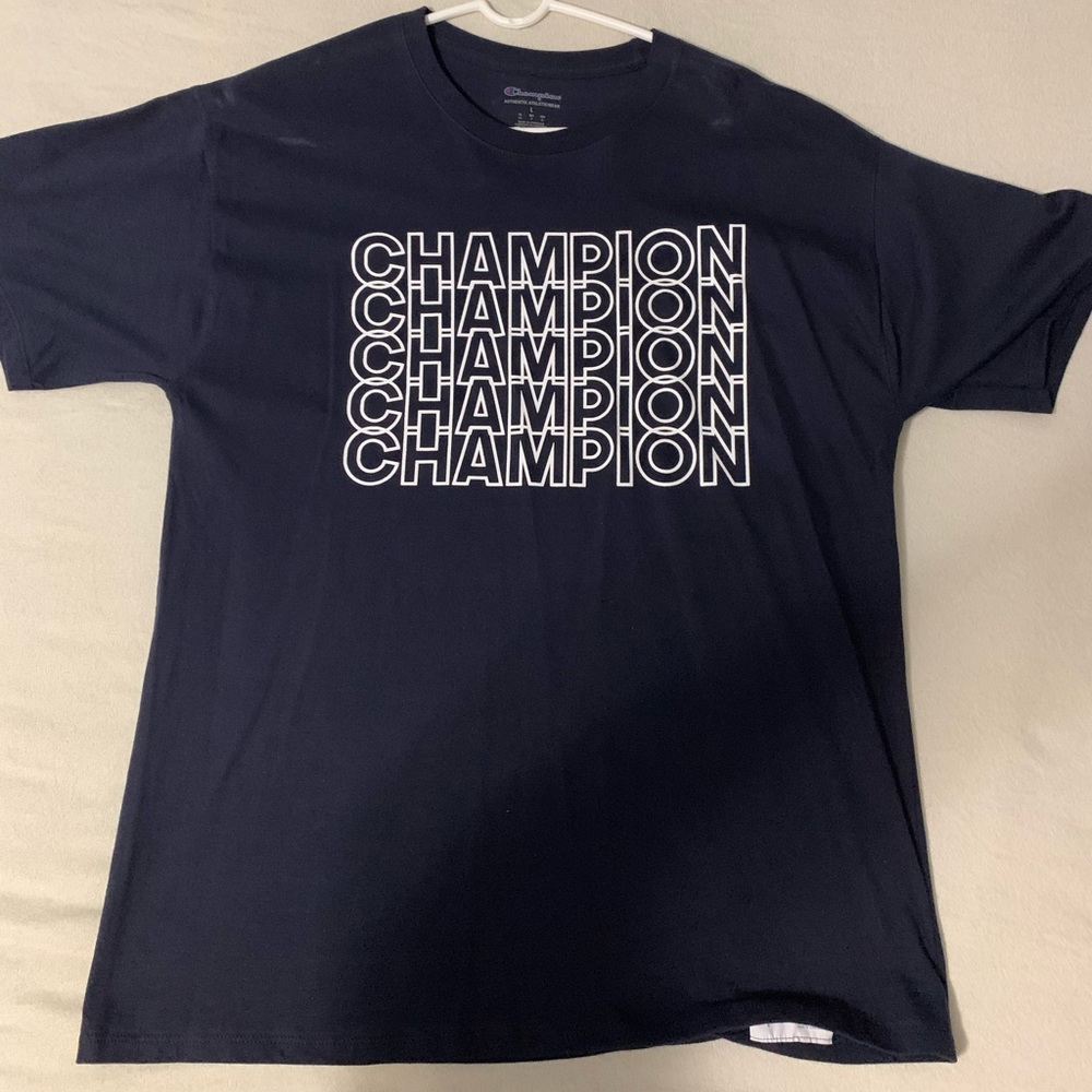 Navy blue champion tee